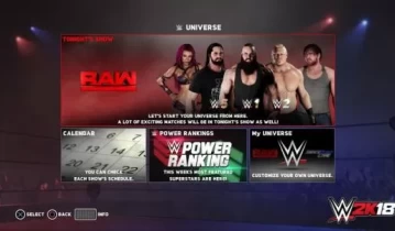 switch游戏《WWE2K18》英文版含升级补丁 NSP下载